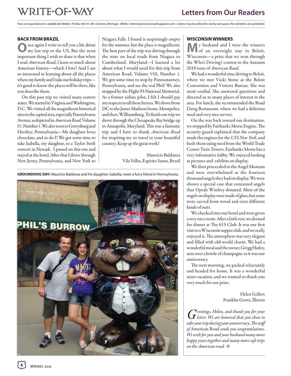 American Road Preview Pages