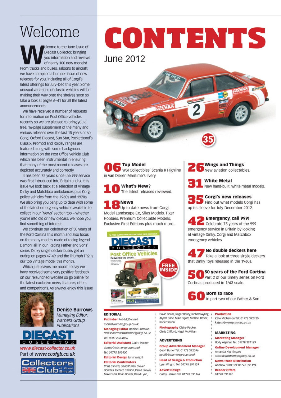 Diecast Collector Preview Pages