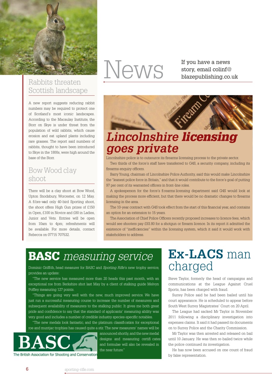 Sporting Rifle Preview Pages