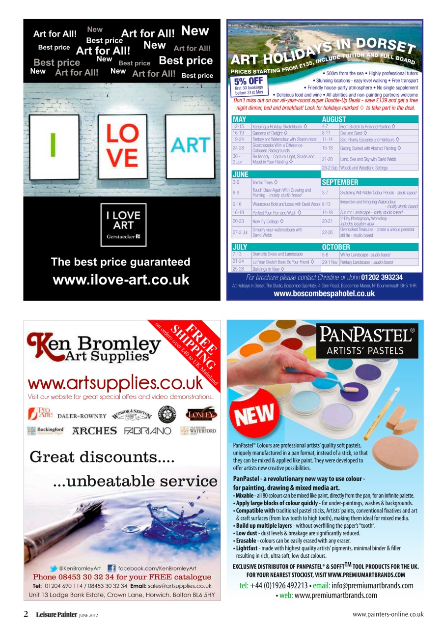 Leisure Painter & The Artist Preview Pages