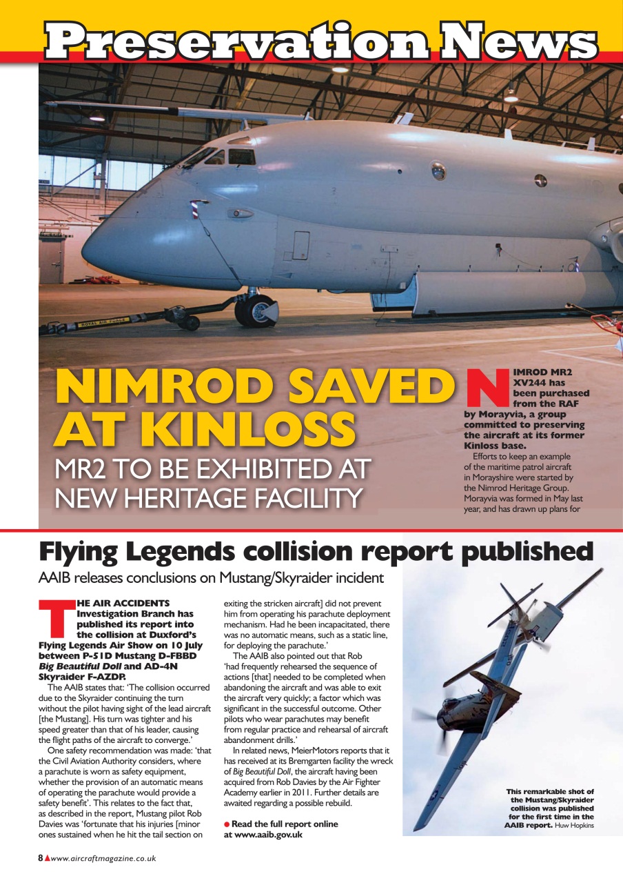 Classic Aircraft Preview Pages