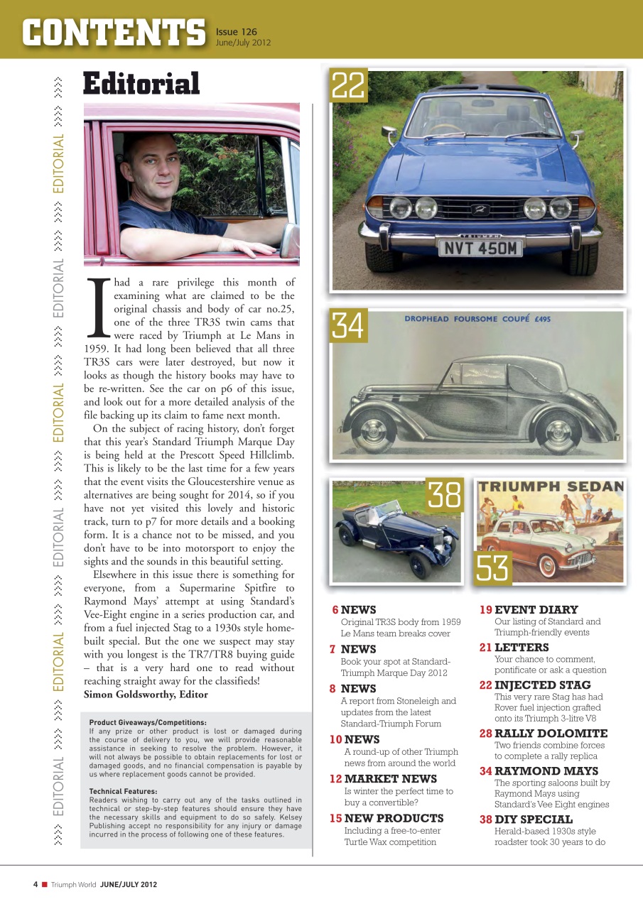 Triumph World Preview Pages