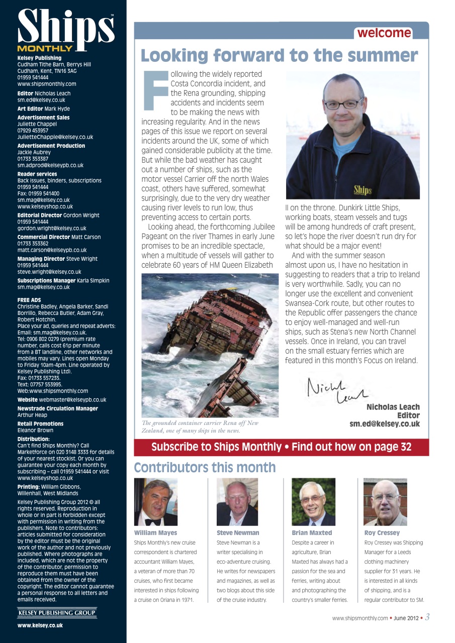 Ships Monthly Preview Pages