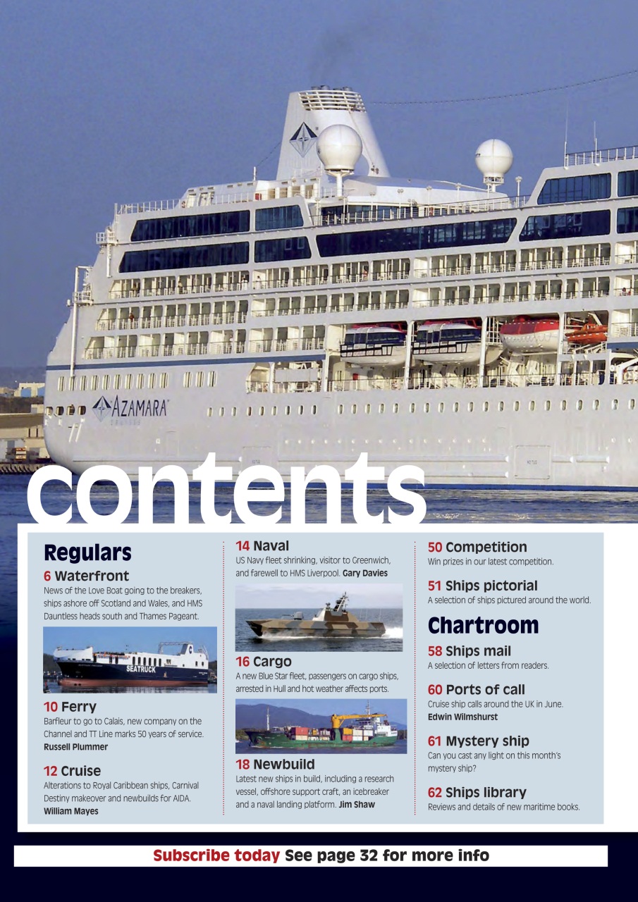 Ships Monthly Preview Pages