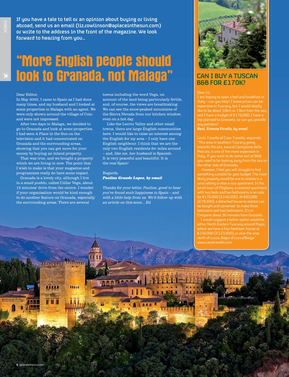 A Place in the Sun Magazine Preview Pages