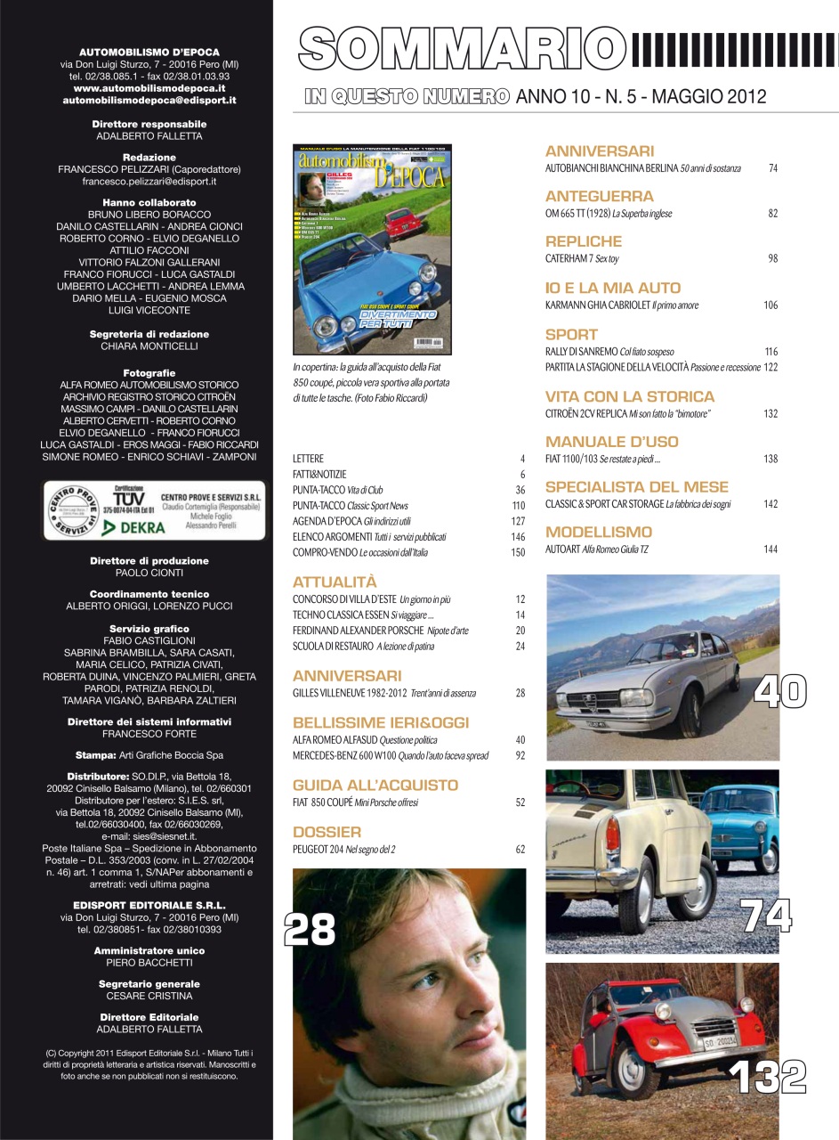 Automobilismo d'Epoca Preview Pages