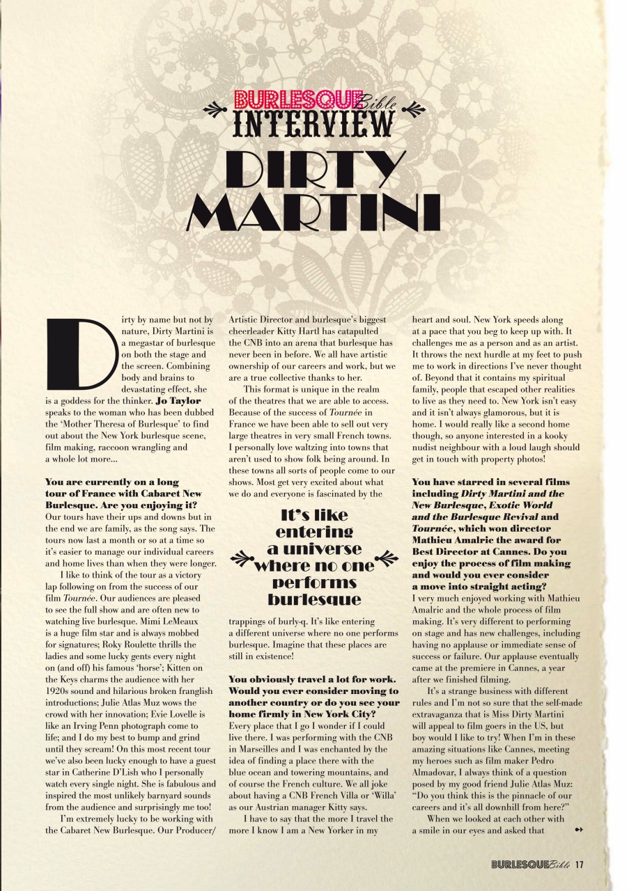 Burlesque Bible Preview Pages