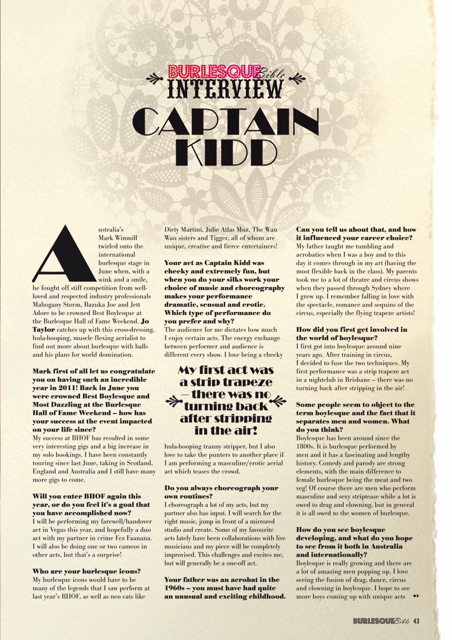 Burlesque Bible Preview Pages