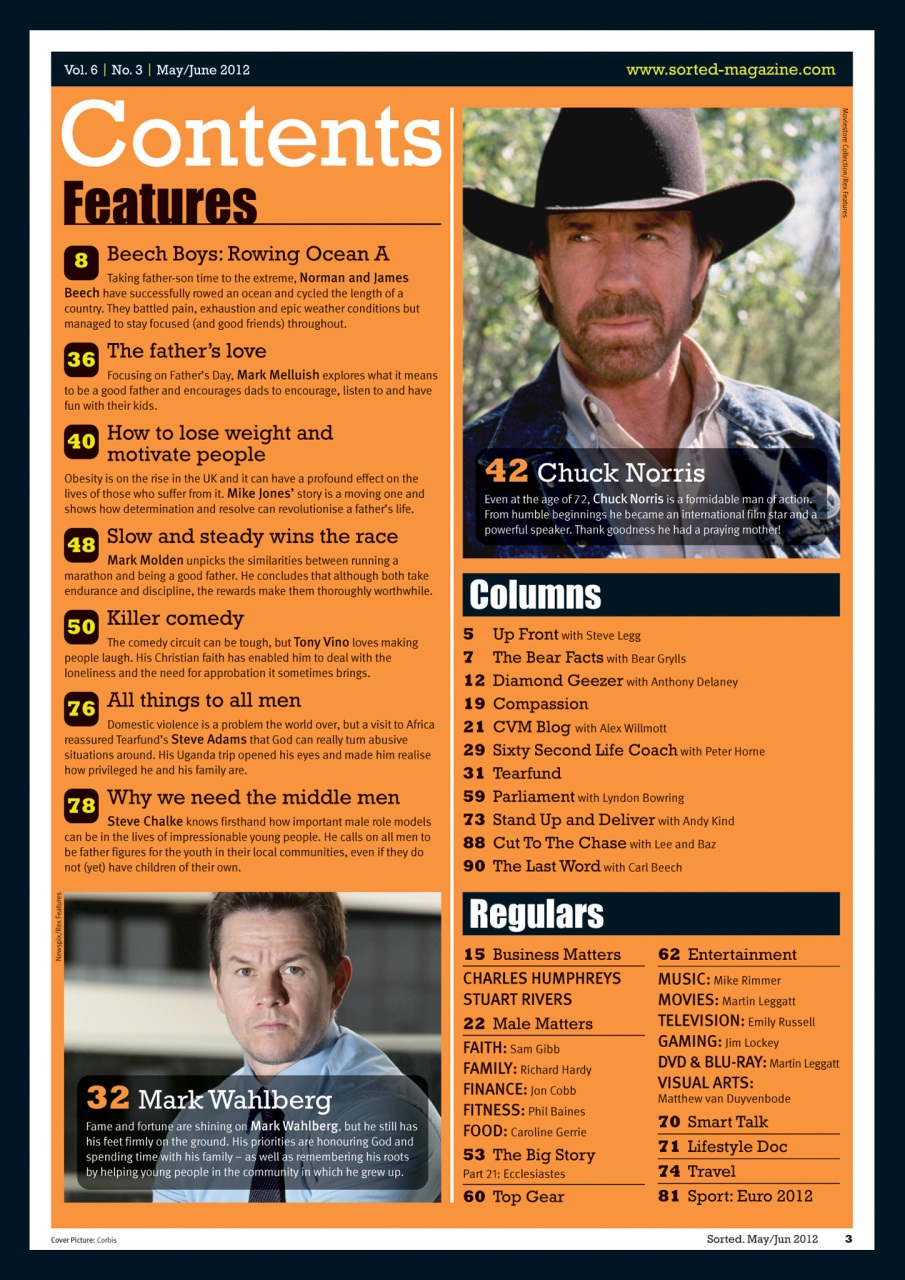 Sorted Magazine – The men's mag with morals Preview Pages