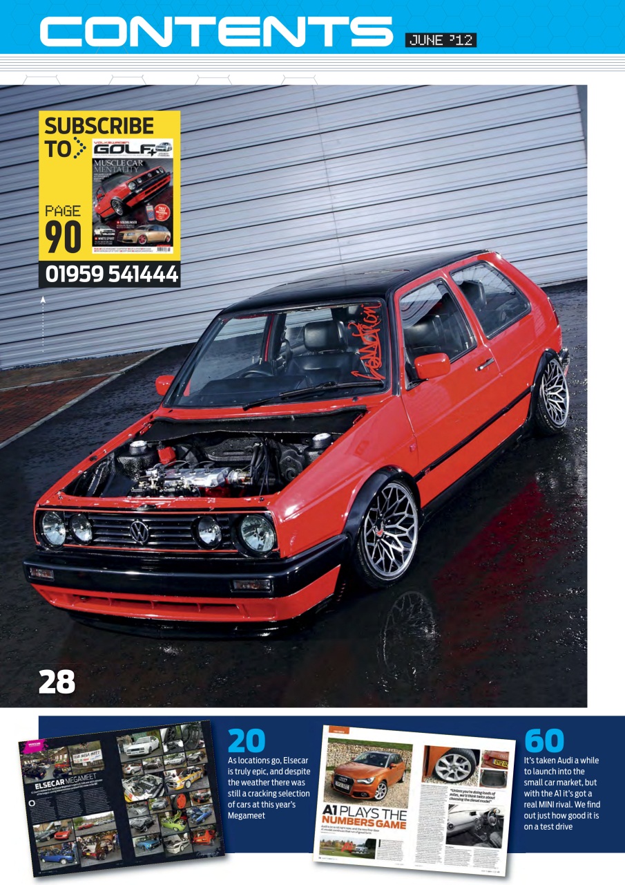 Volkswagen Golf + Preview Pages