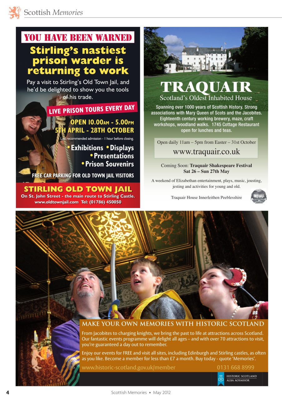 Scottish Memories Preview Pages