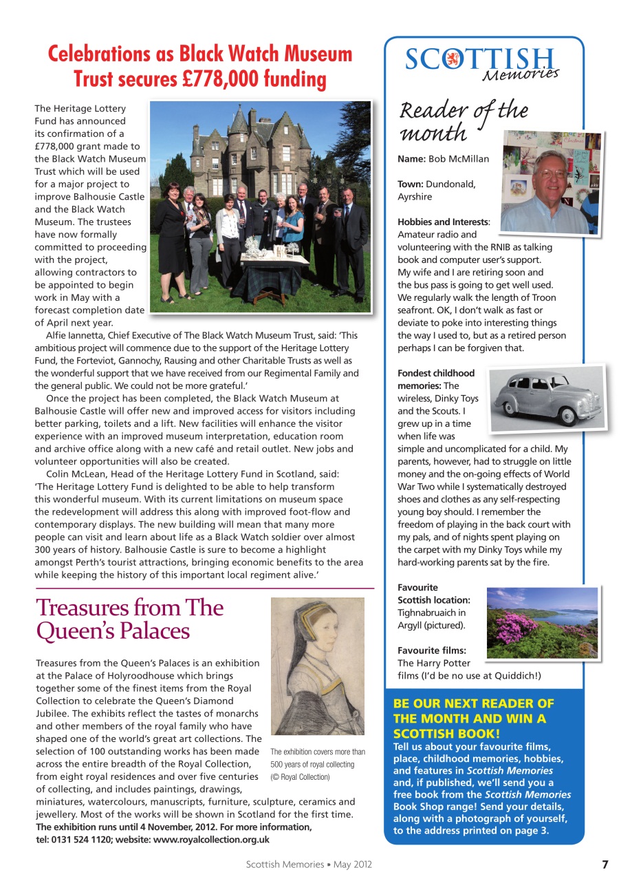 Scottish Memories Preview Pages