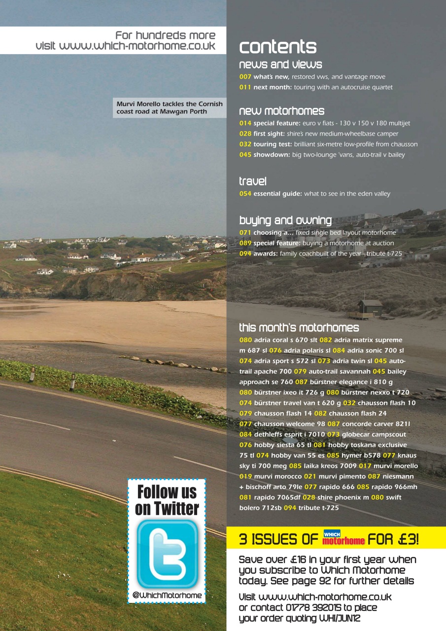 What Motorhome magazine Preview Pages