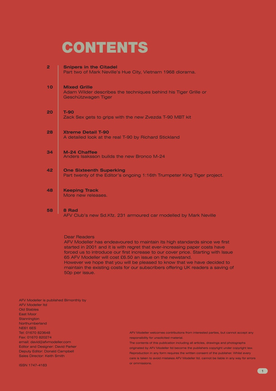 Meng AFV Modeller Preview Pages