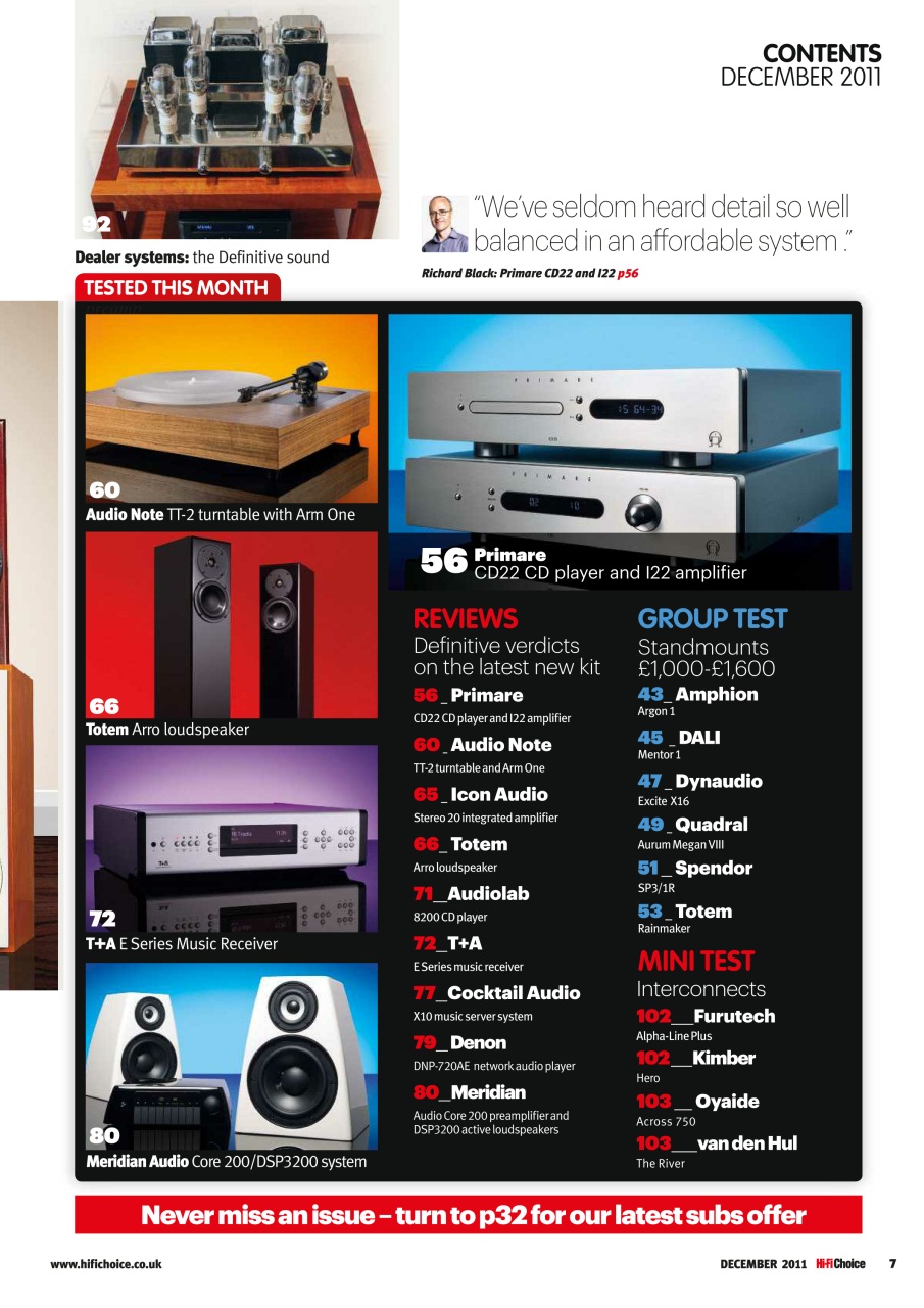 Hi-Fi Choice Preview Pages