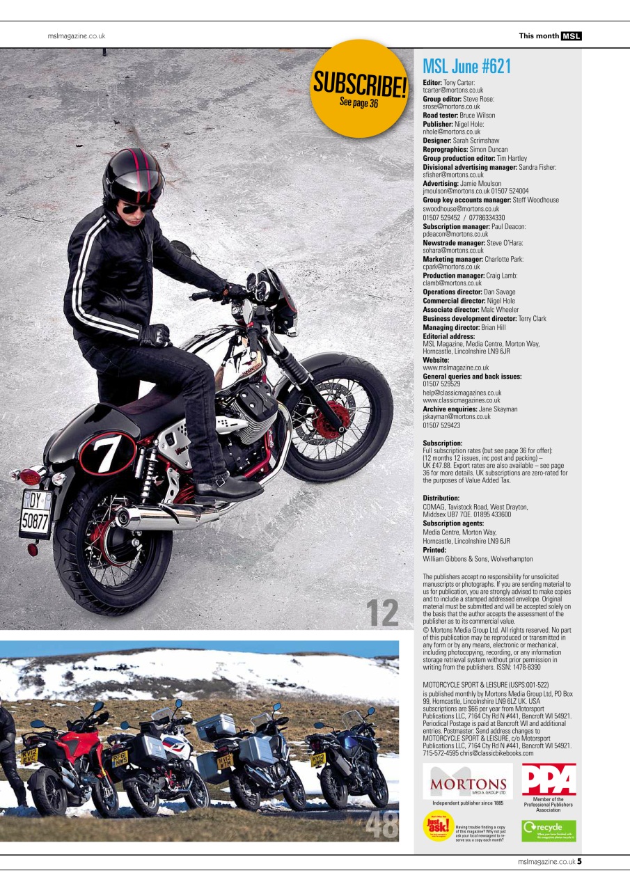 Motorcycle Sport & Leisure Preview Pages