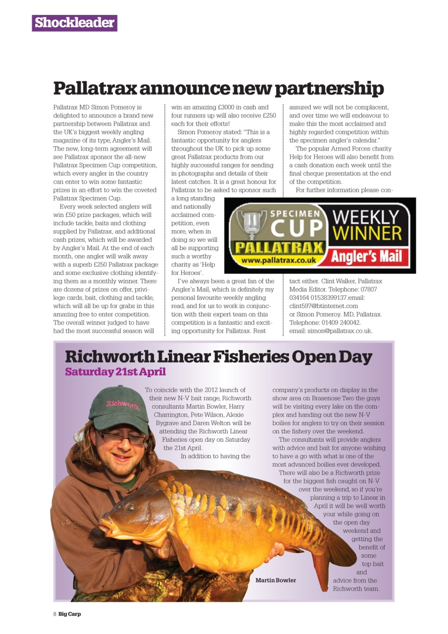 Big Carp Magazine Preview Pages