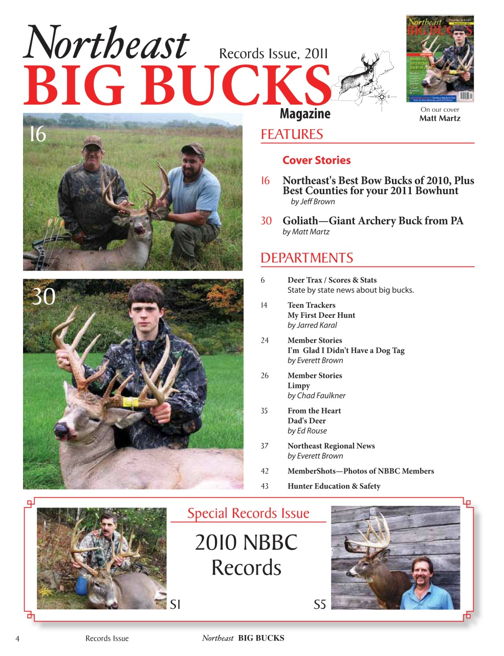 Northeast Big Bucks Preview Pages