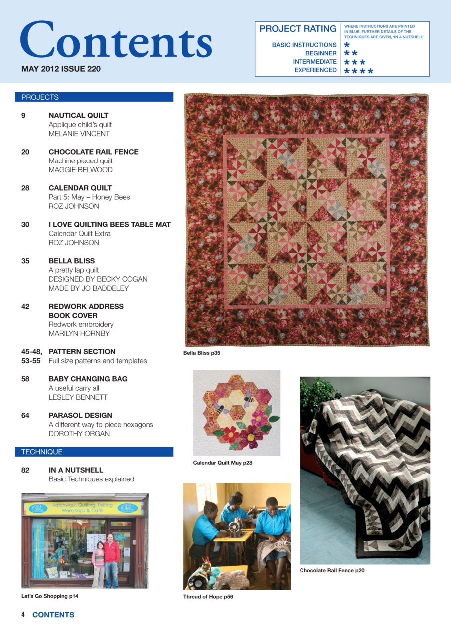 Patchwork and Quilting Preview Pages