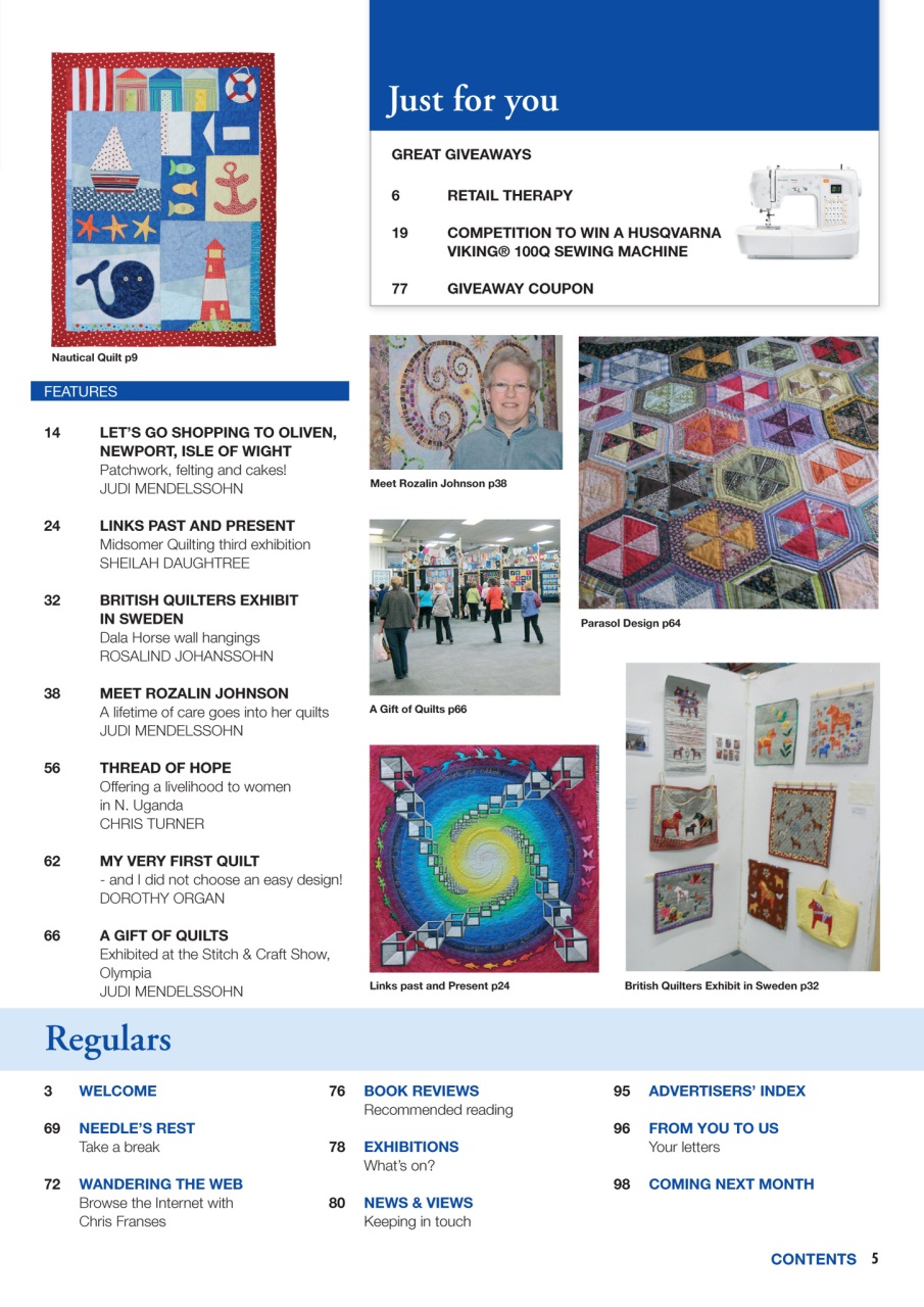 Patchwork and Quilting Preview Pages