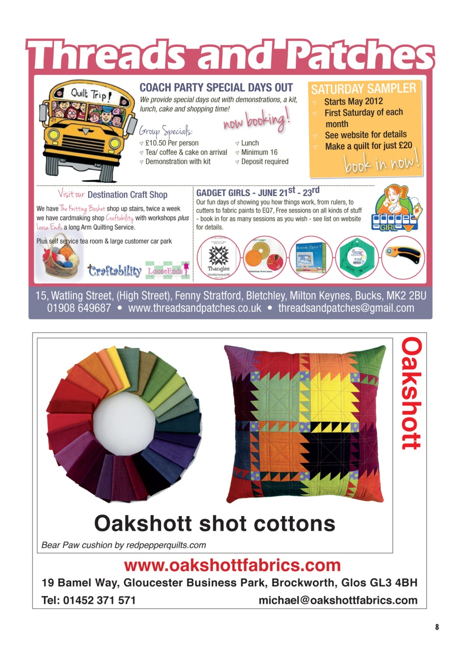 Patchwork and Quilting Preview Pages