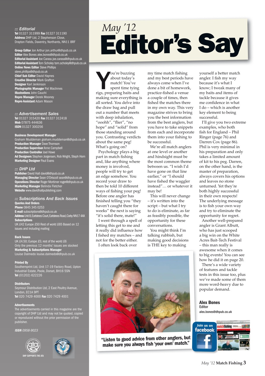 Match Fishing Preview Pages
