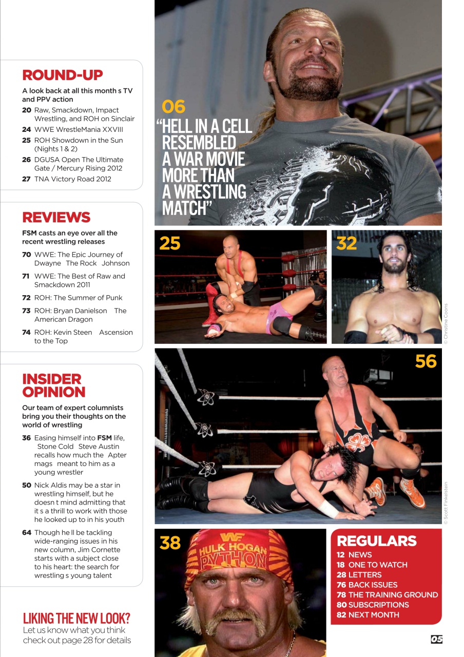 Wrestletalk Magazine Preview Pages