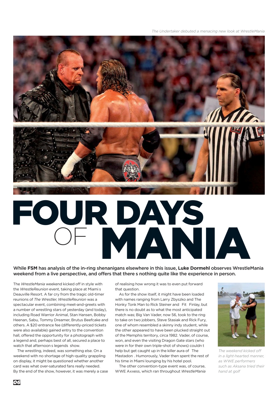 Wrestletalk Magazine Preview Pages