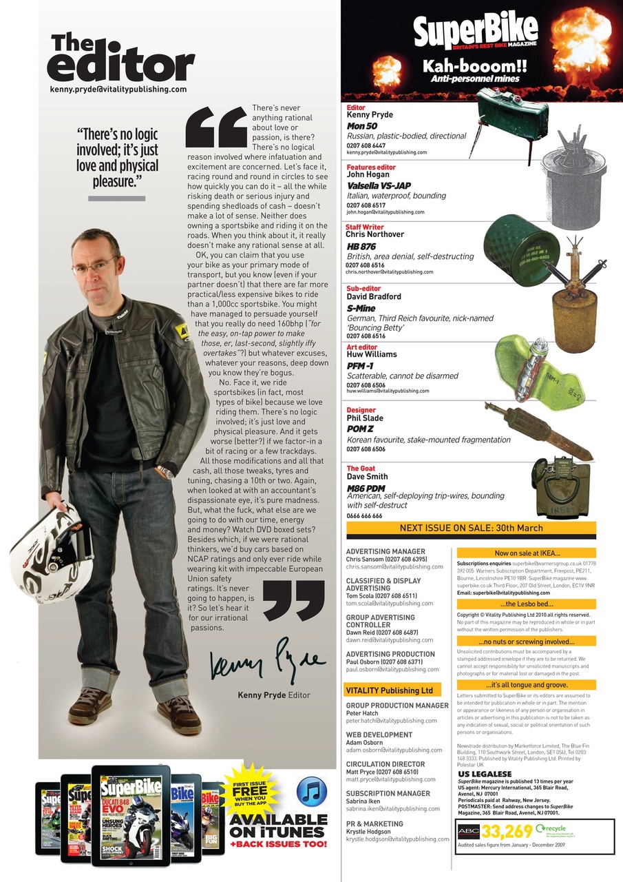 Superbike Magazine Preview Pages