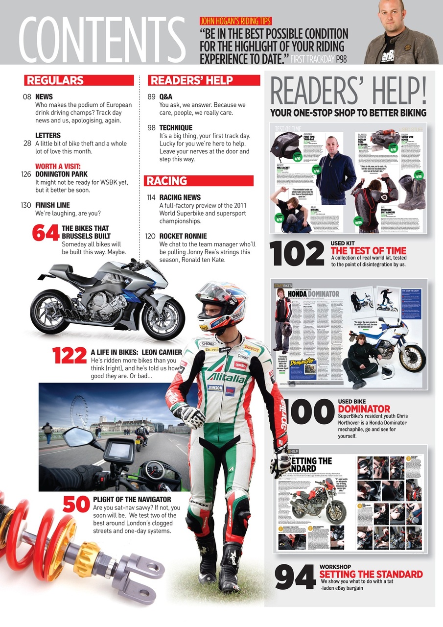 Superbike Magazine Preview Pages