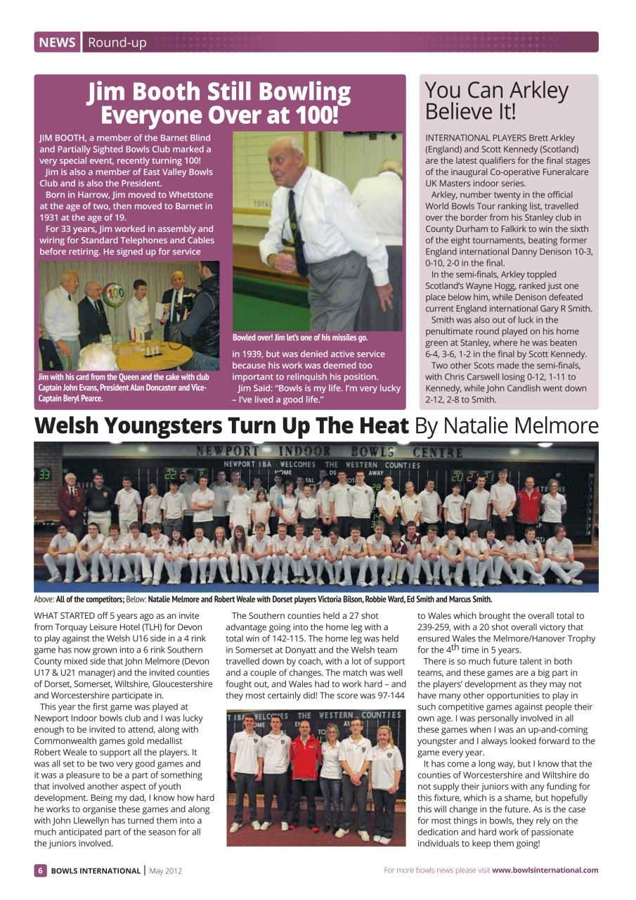 Bowls International Preview Pages