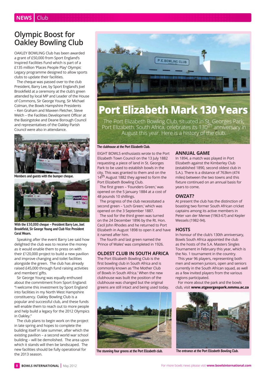 Bowls International Preview Pages