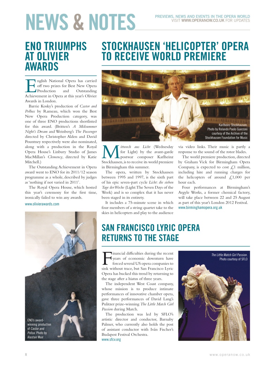 Opera Now Preview Pages