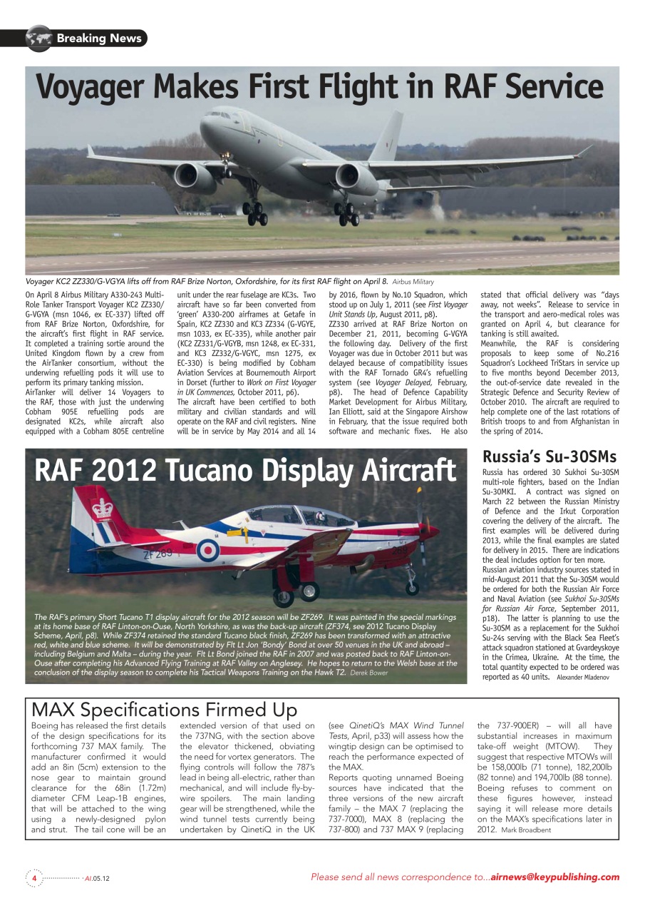 AIR International Preview Pages