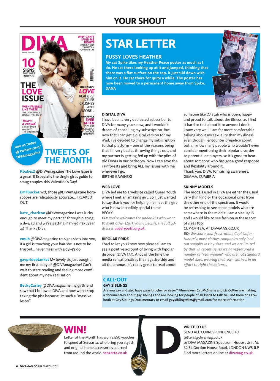 DIVA Magazine Preview Pages