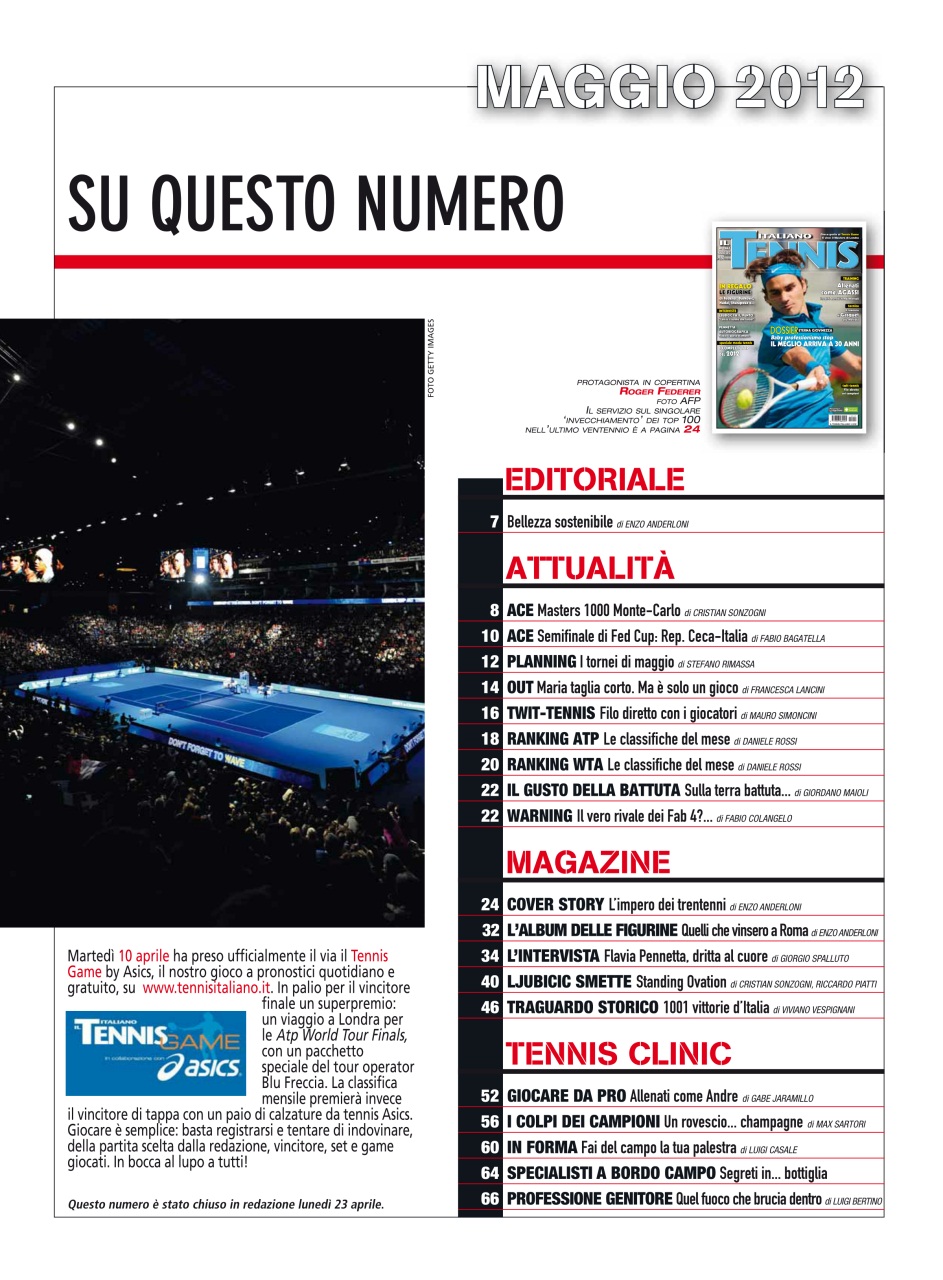 Il Tennis Italiano Preview Pages