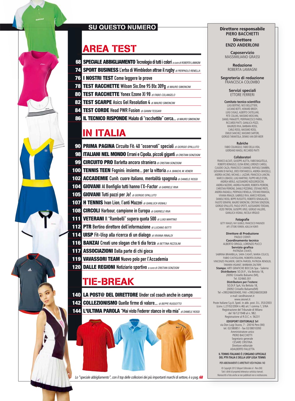 Il Tennis Italiano Preview Pages