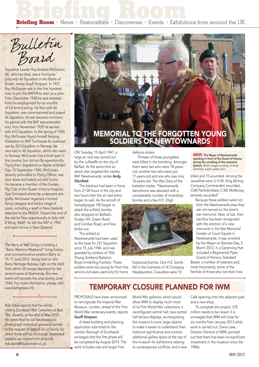 Britain at War Magazine Preview Pages