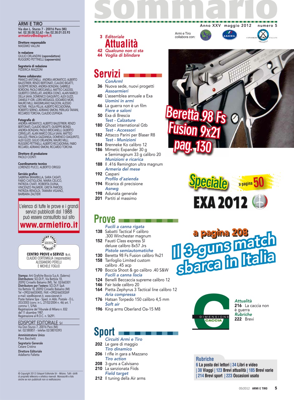 Armi E Tiro Preview Pages