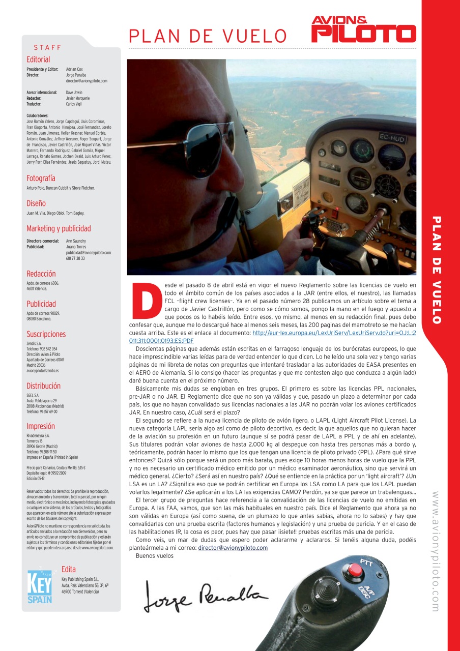 Revista Avion & Piloto Preview Pages
