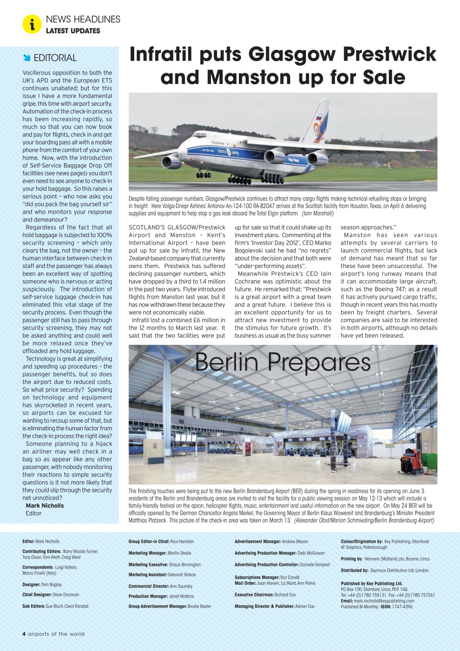 Airports of the World Preview Pages