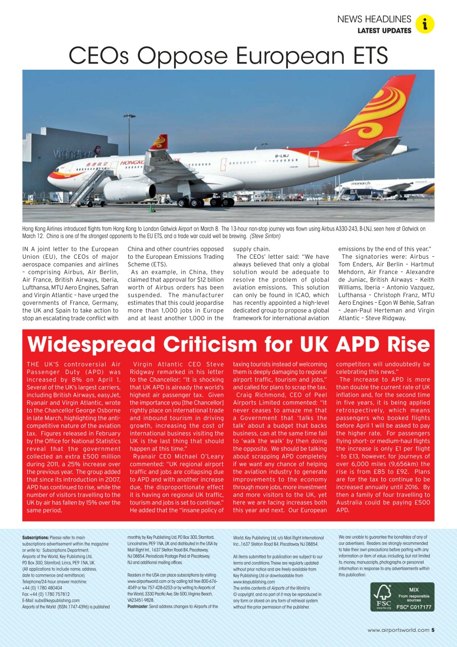 Airports of the World Preview Pages