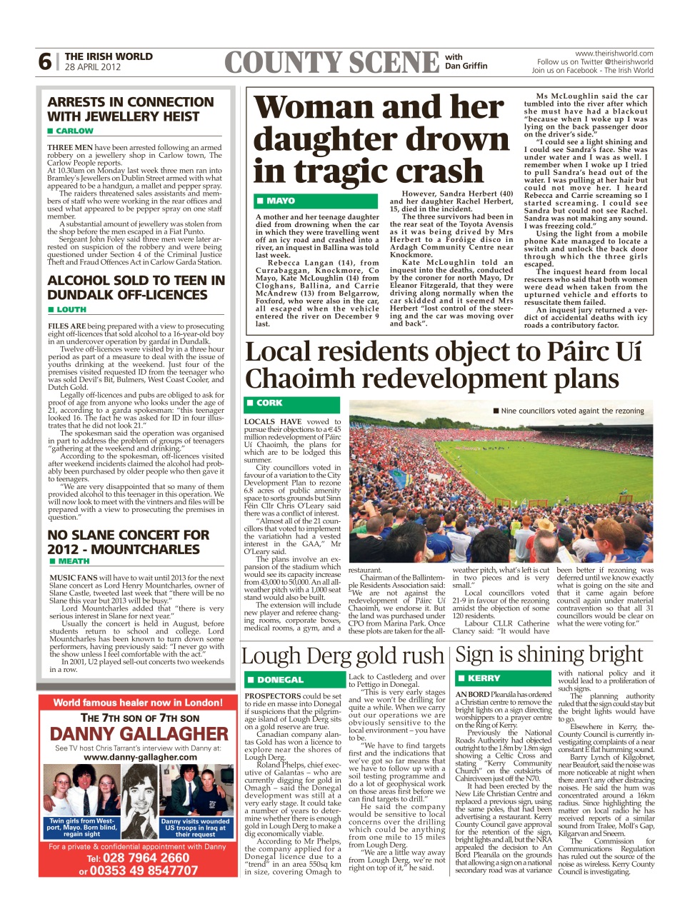 Irish World Preview Pages