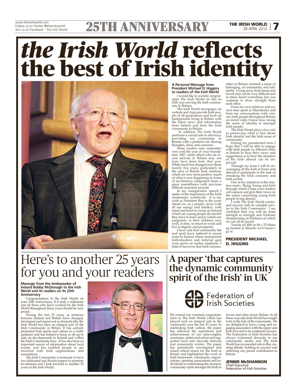 Irish World Preview Pages