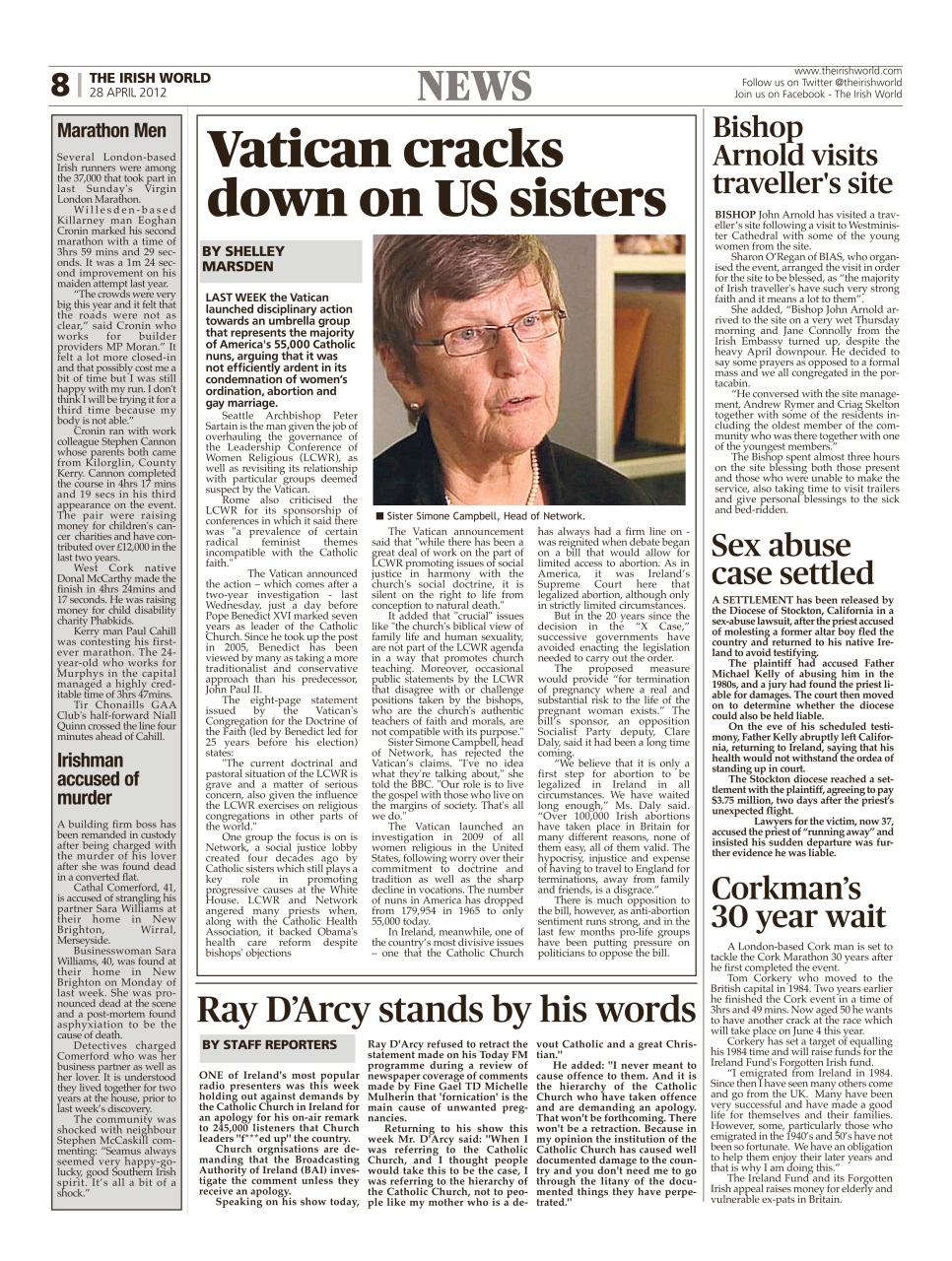 Irish World Preview Pages