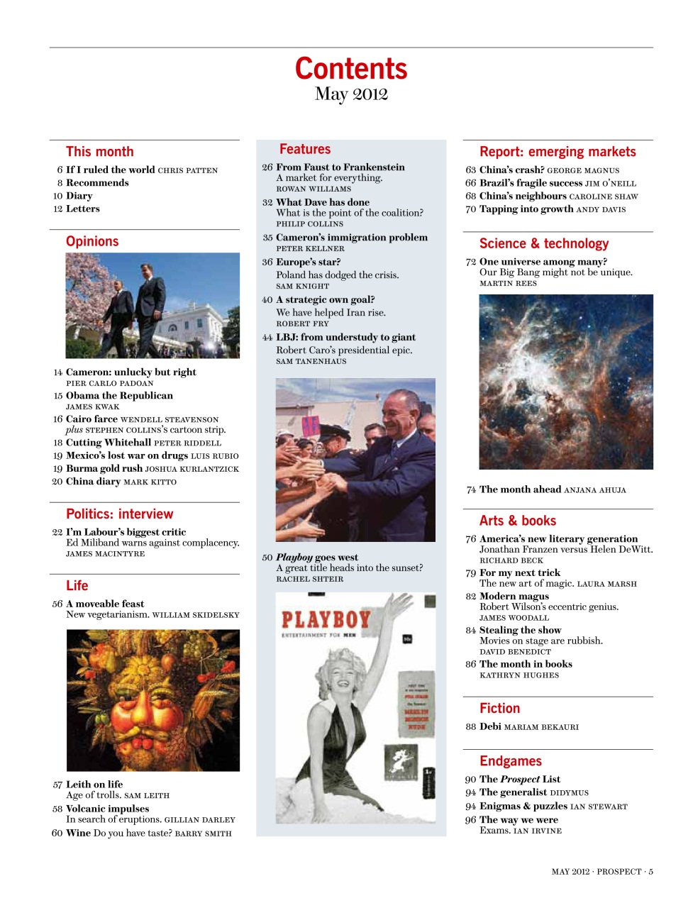 Prospect Magazine Preview Pages