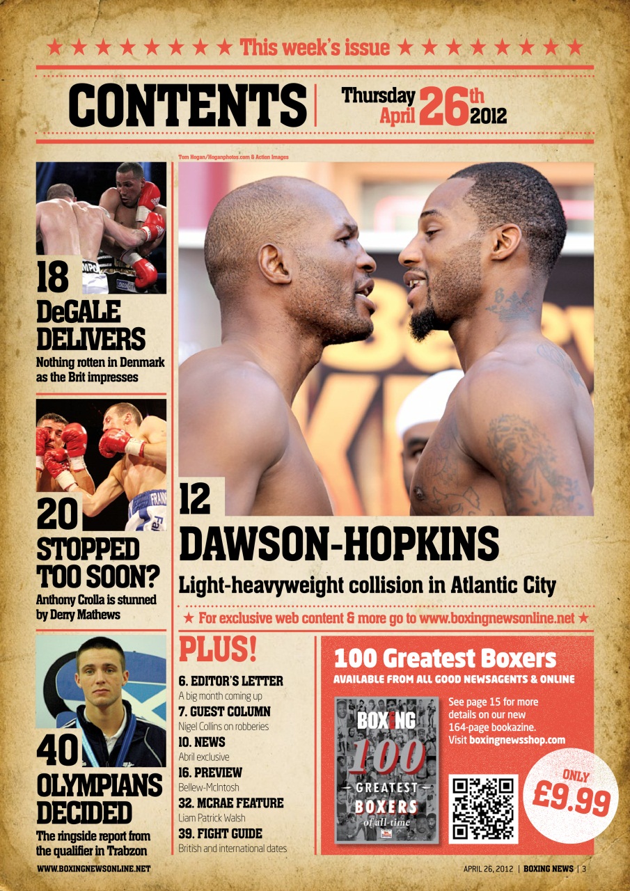 Boxing News Preview Pages
