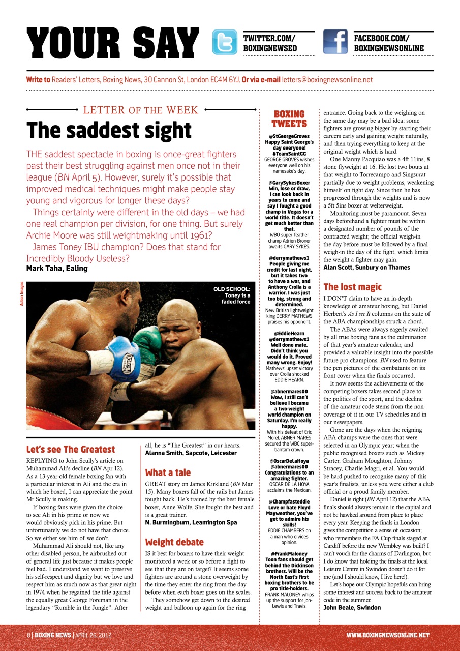 Boxing News Preview Pages