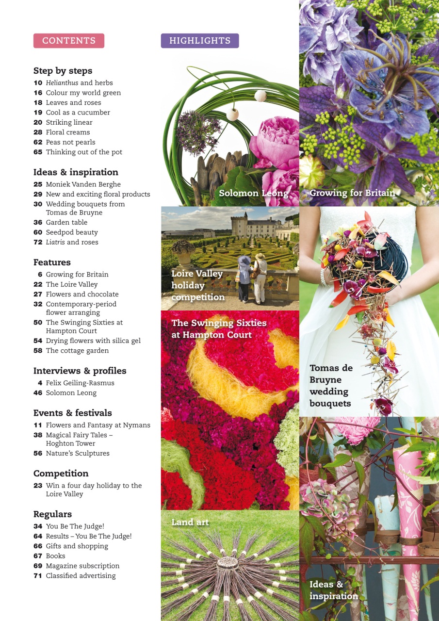 The Flower Arranger Preview Pages