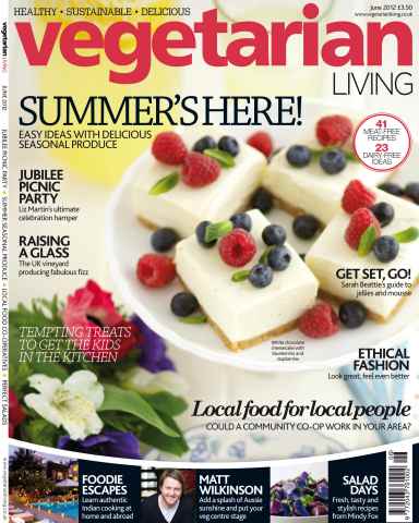 Vegetarian Living issue Issue 22 June '12